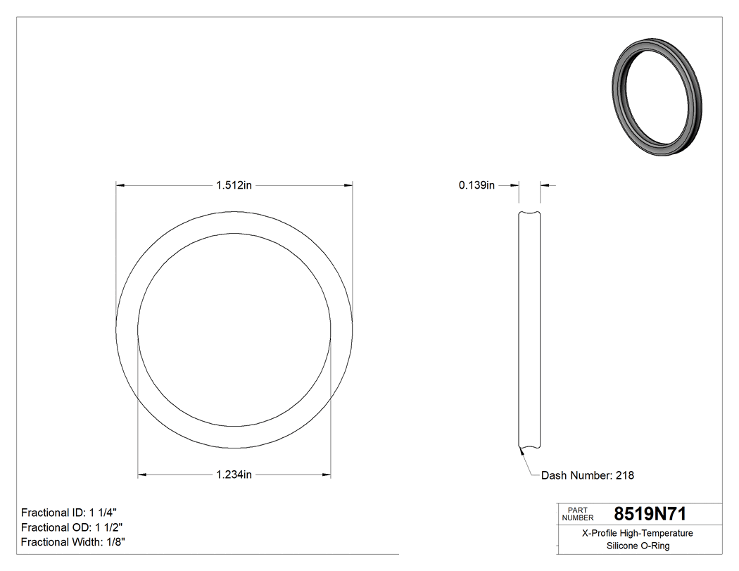 Technical drawing - 8519N71